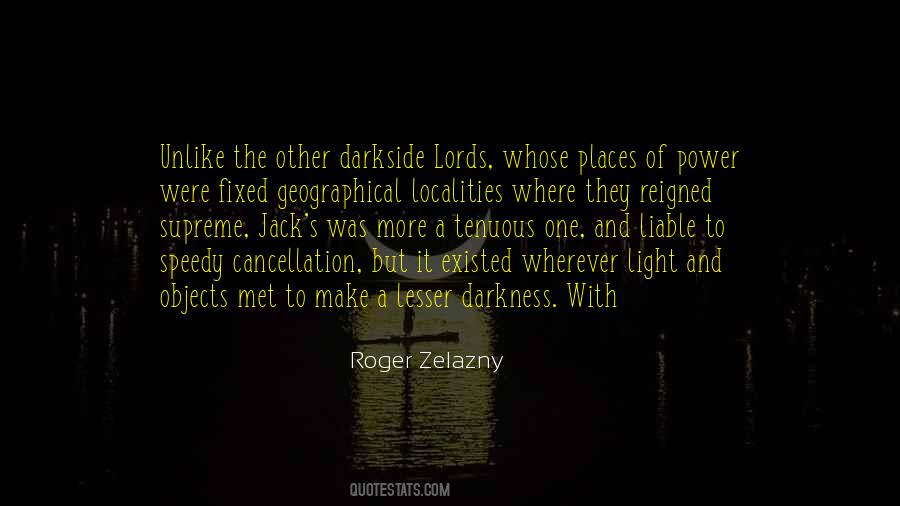 The Power Of Darkness Quotes #732835