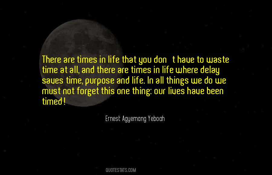 Quotes About One's Purpose In Life #635948