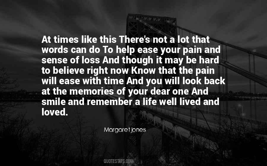 Quotes About Time And Loss #341991