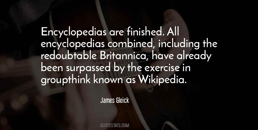 Quotes About Encyclopedias #715589