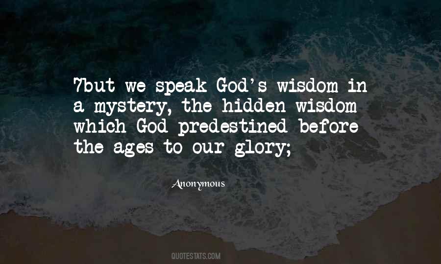 God S Wisdom Quotes #1265274