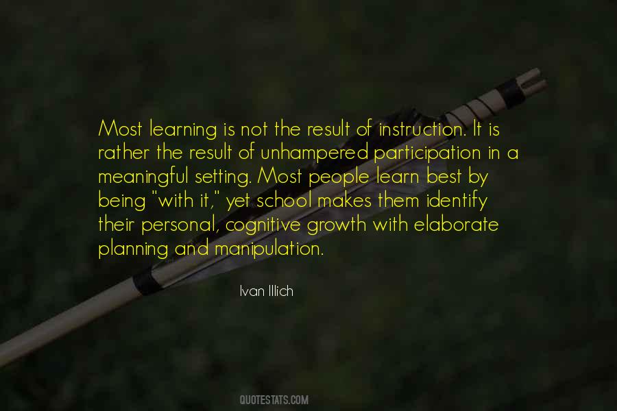 Quotes About Meaningful Learning #551176