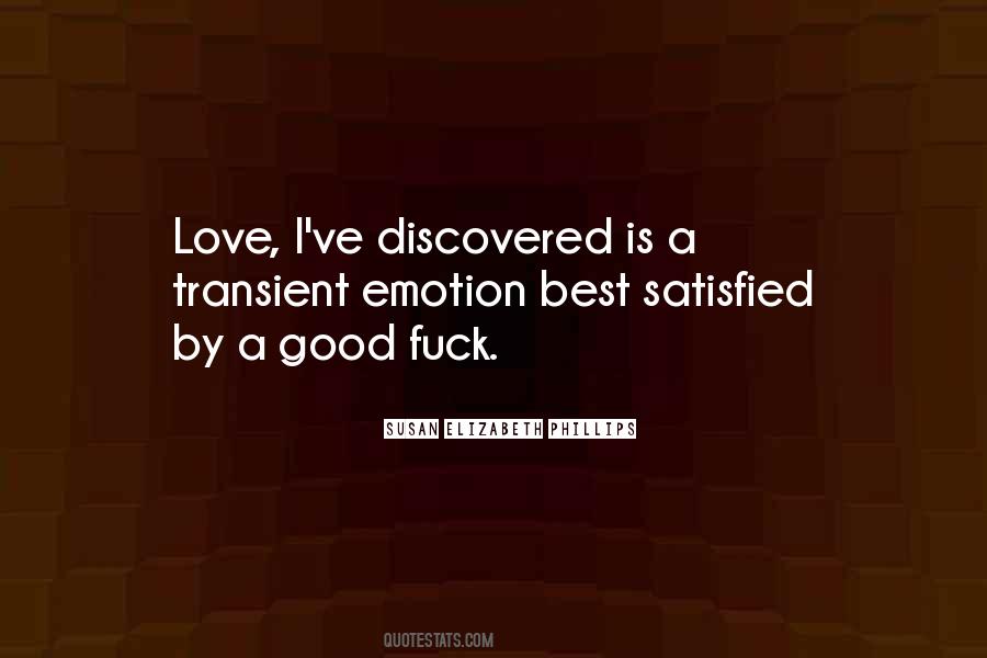 Love Satisfied Quotes #1501781