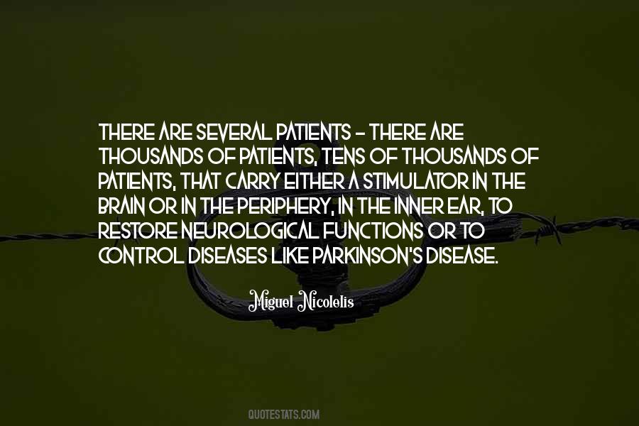 Quotes About Parkinson's Disease #50284