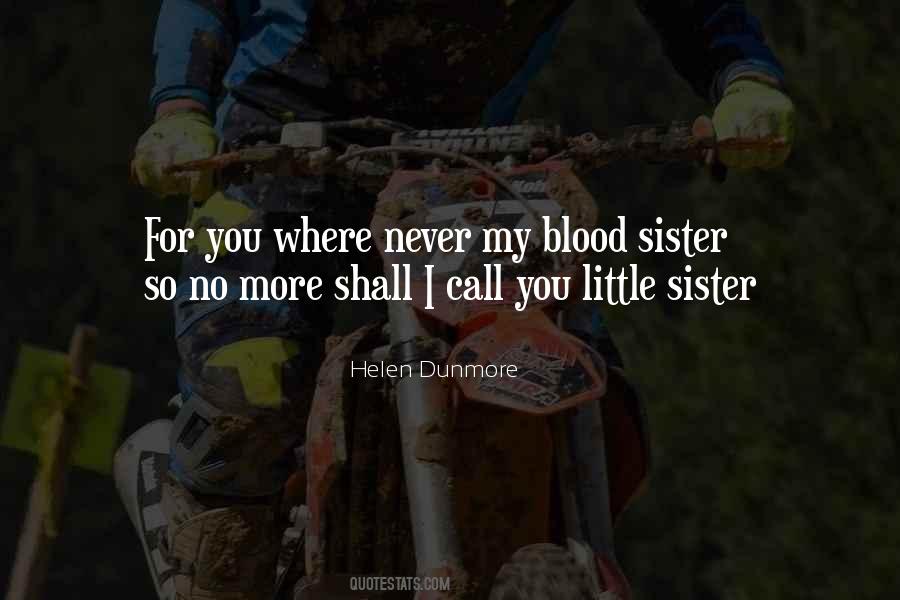 Quotes About Sister Not By Blood #126183