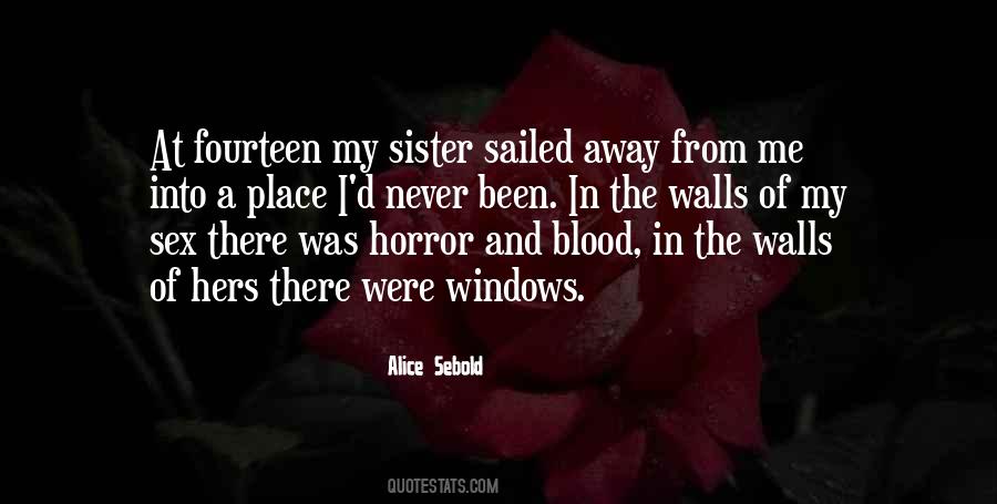 Quotes About Sister Not By Blood #284585