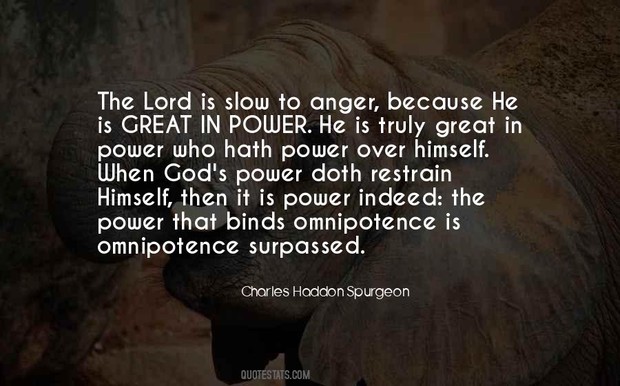 Quotes About God's Omnipotence #728902