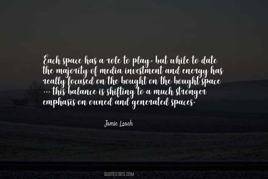 Space Shifting Quotes #998420