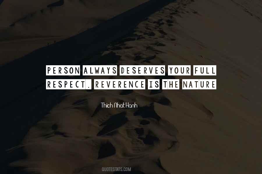 Respect Nature Quotes #1518840