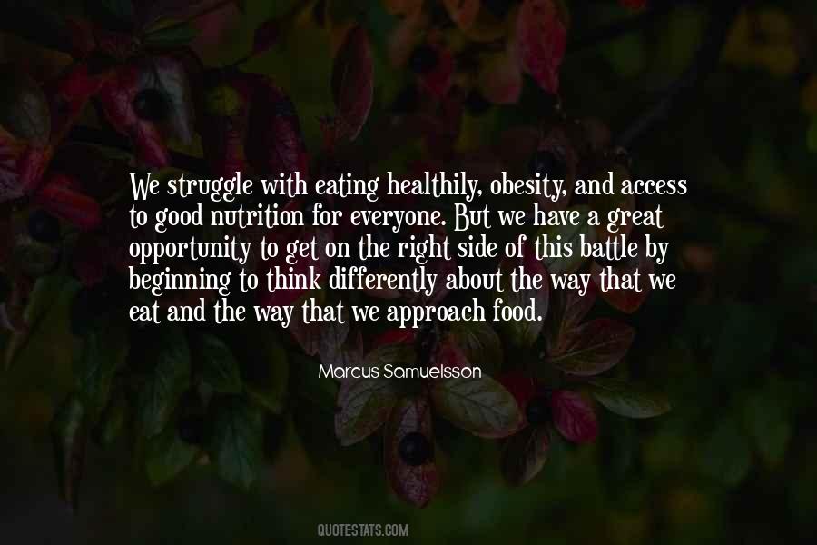 Quotes About Eating Right #1144310