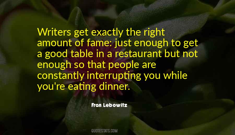 Quotes About Eating Right #1211603