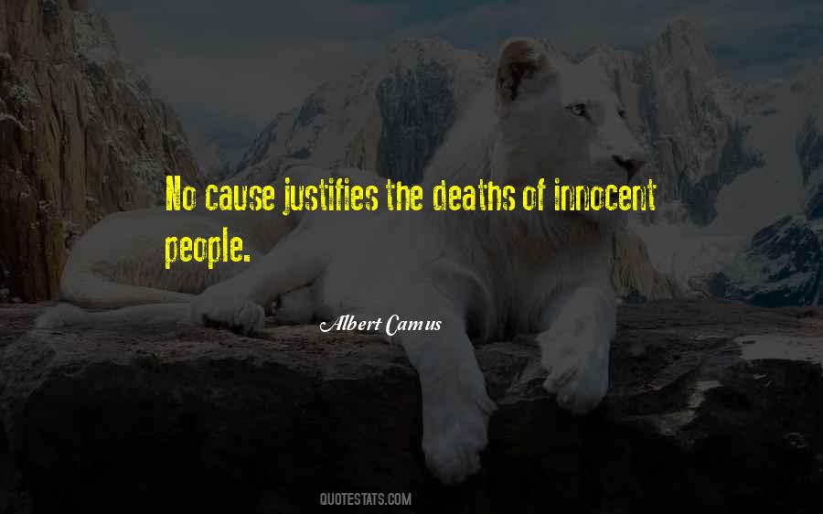 Quotes About Innocent Deaths #407234