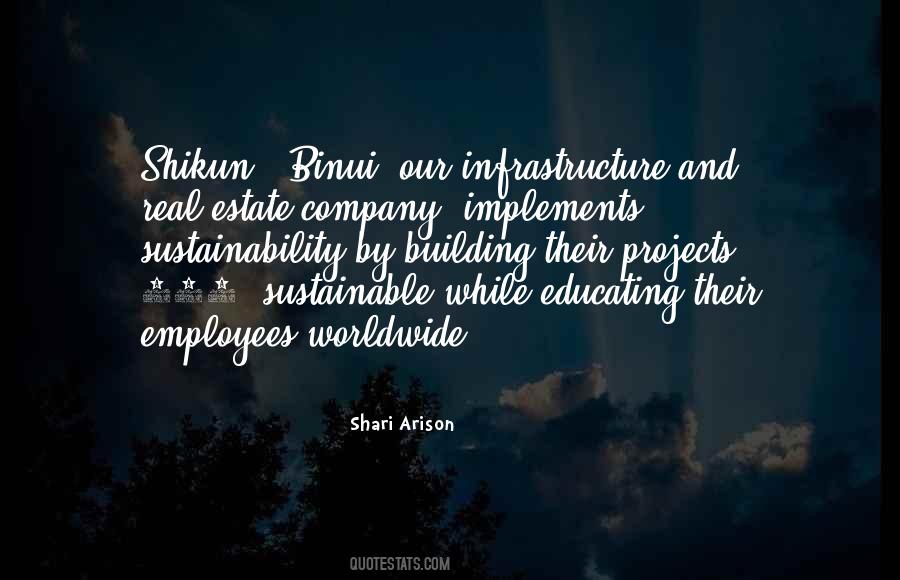 Quotes About Sustainable Building #275155