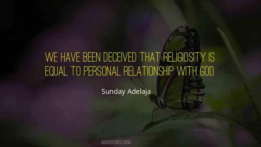 Quotes About Personal Relationship With God #1139694
