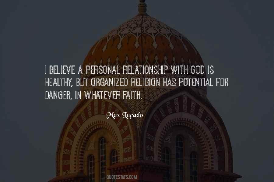 Quotes About Personal Relationship With God #137607