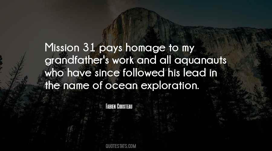 Quotes About Ocean Exploration #53160