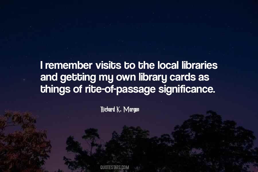 Quotes About Library Cards #1329776
