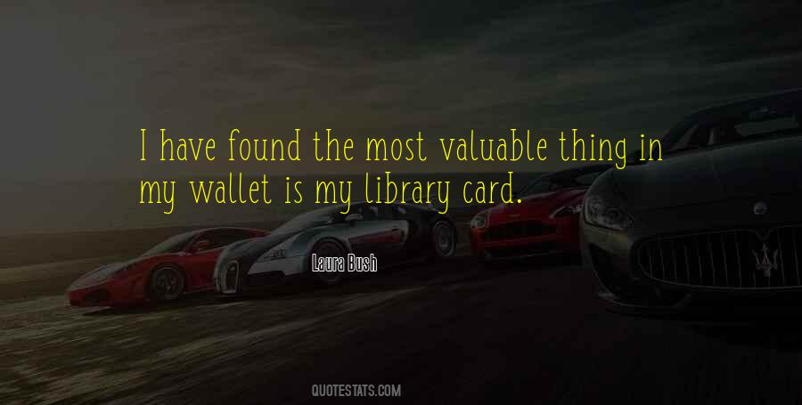 Quotes About Library Cards #699023