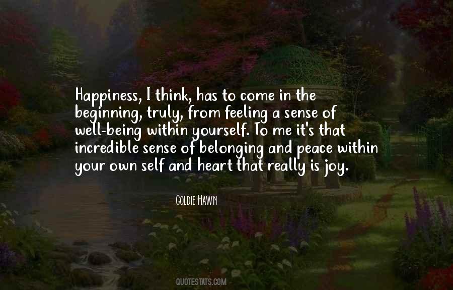 Quotes About Peace Joy And Happiness #1603398