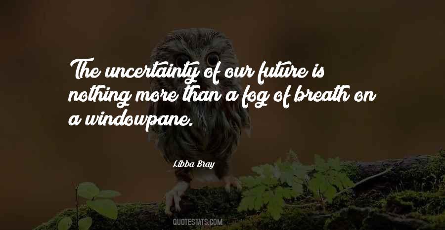 Quotes About Future Uncertainty #996909