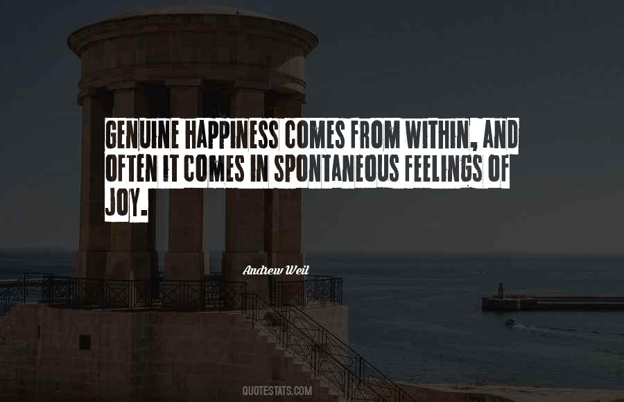 Quotes About Genuine Feelings #1608682