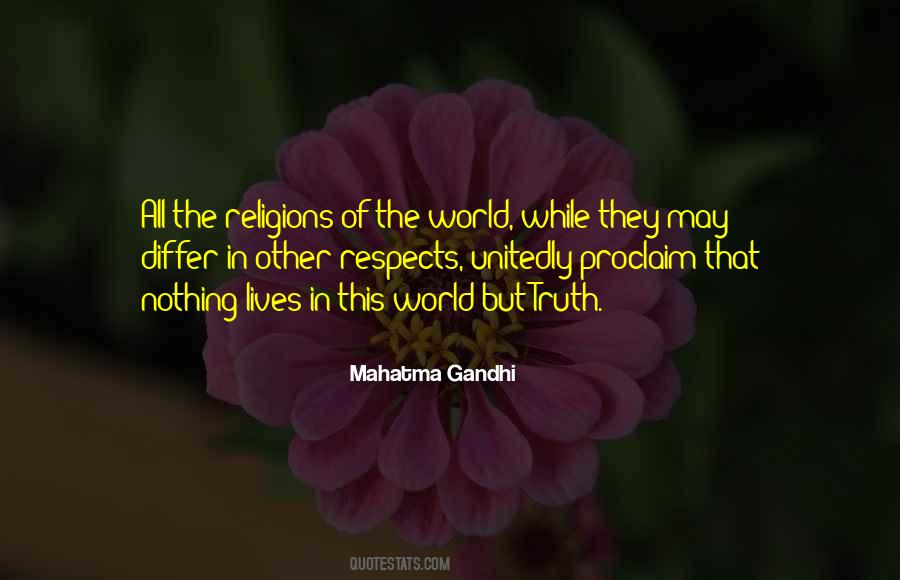 Quotes About World Religions #394356