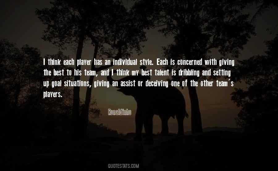 Individual Talent Quotes #103548