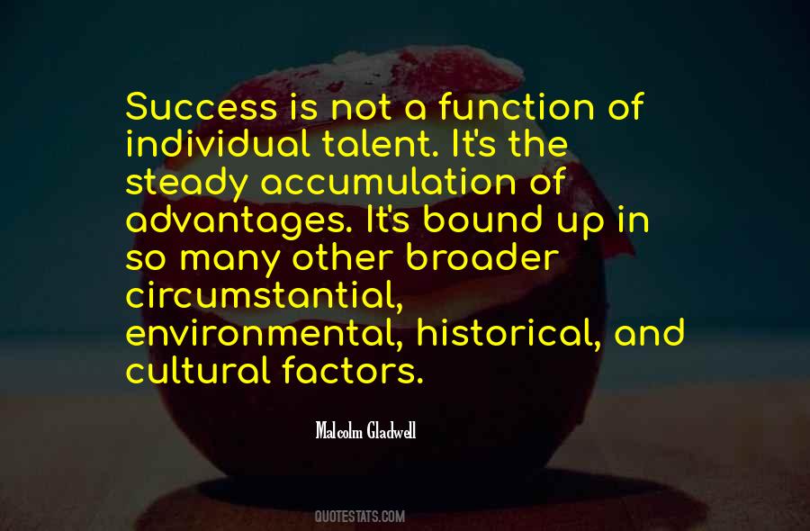 Individual Talent Quotes #1263065