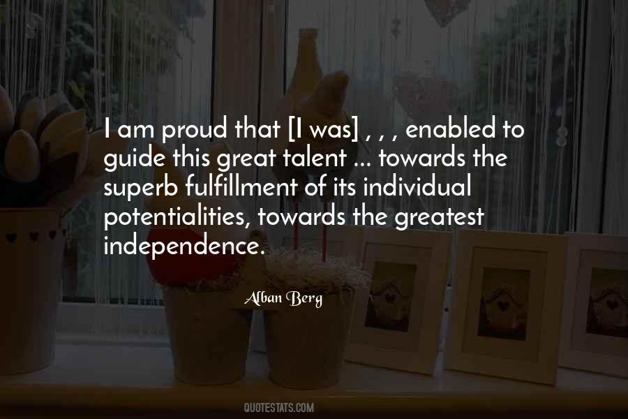 Individual Talent Quotes #1341842