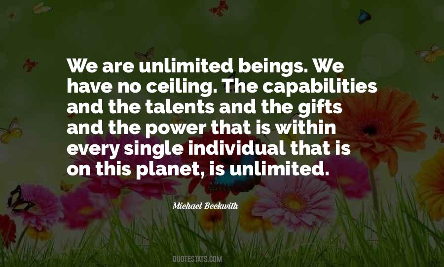 Individual Talent Quotes #1686740