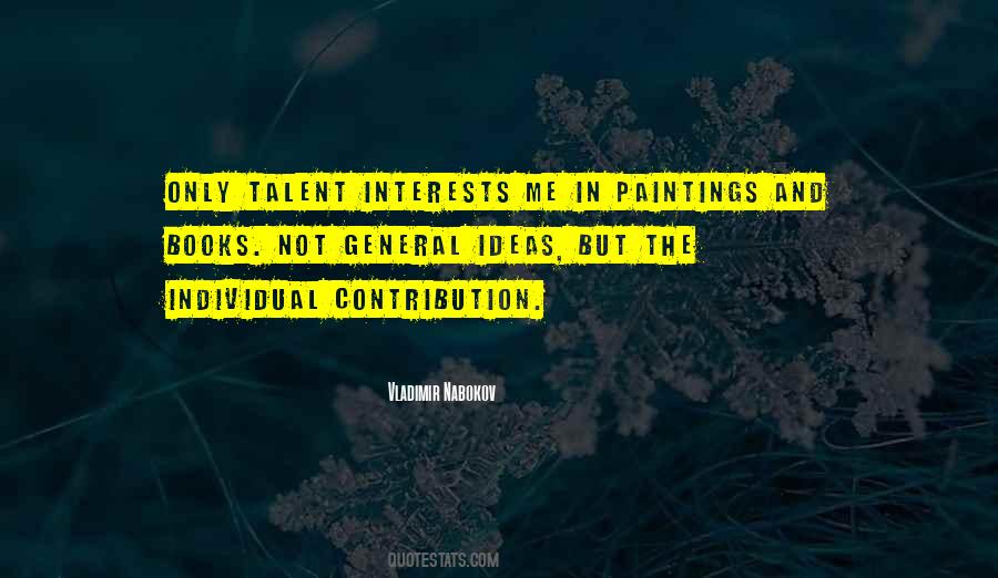 Individual Talent Quotes #174371