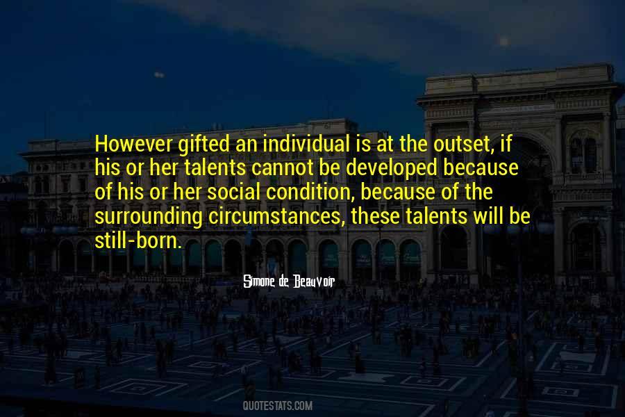 Individual Talent Quotes #584911