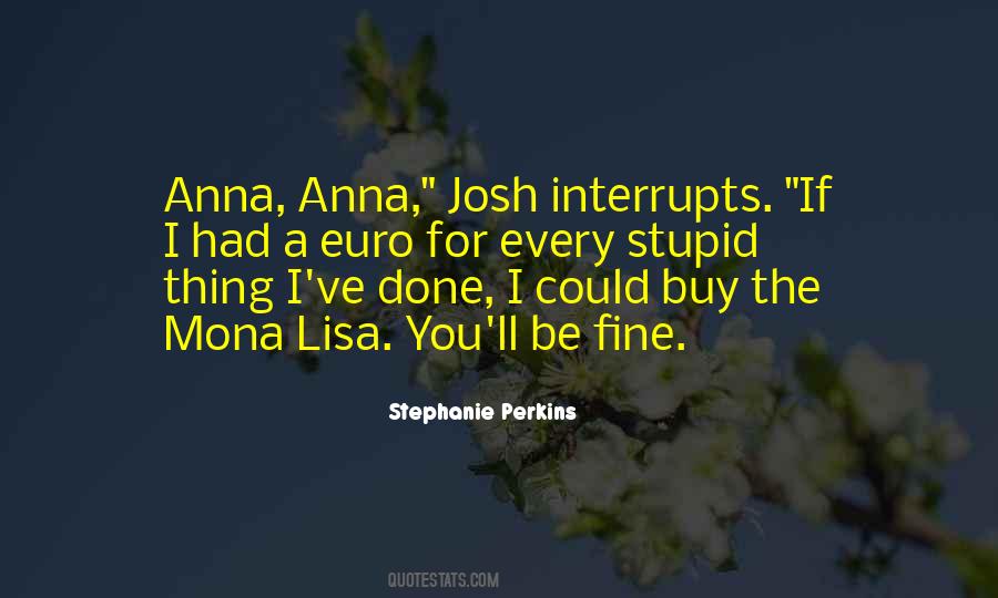 Quotes About Josh #1016626