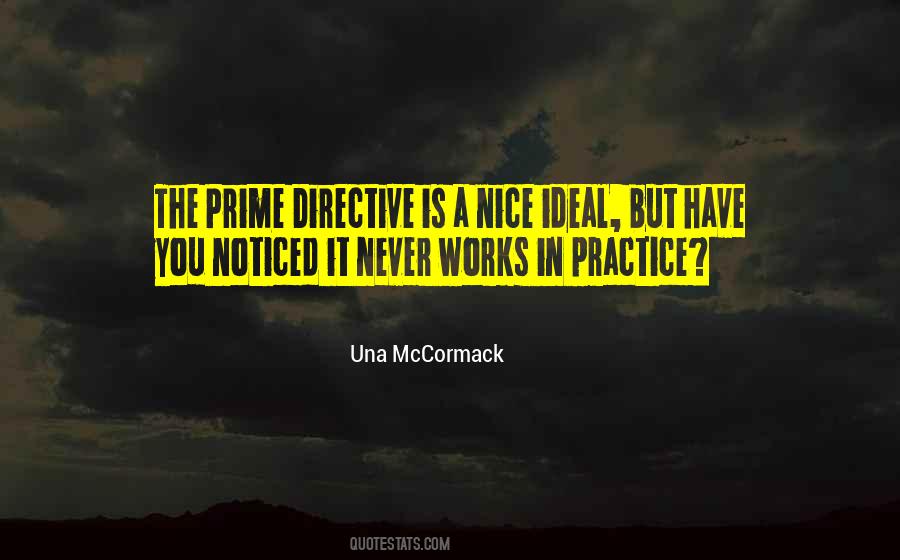 Quotes About The Prime Directive #142466