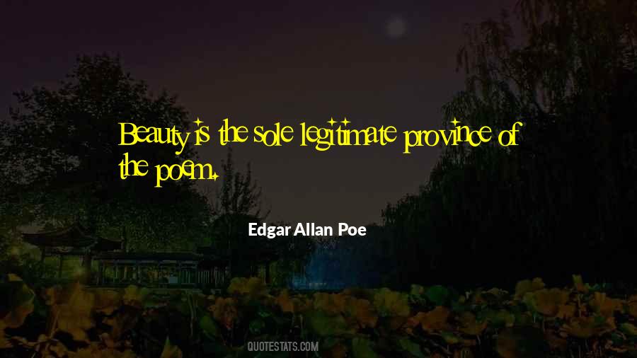 Quotes About Beauty Edgar Allan Poe #1075639