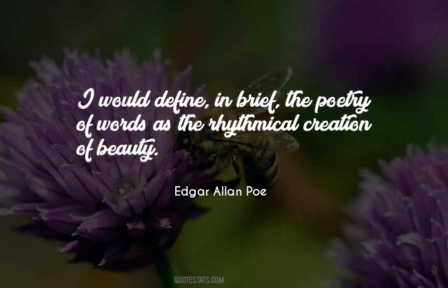 Quotes About Beauty Edgar Allan Poe #1648734