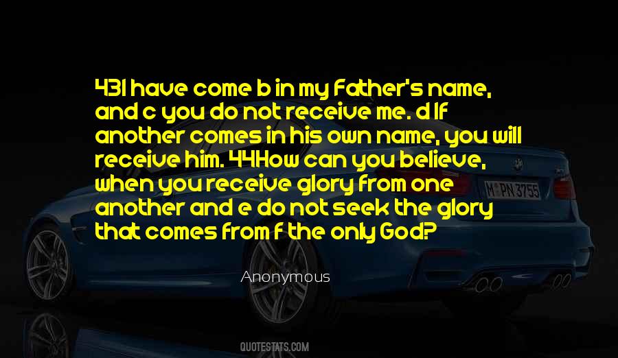 God S Name Quotes #112490