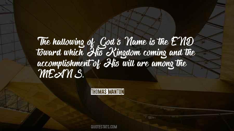 God S Name Quotes #25181