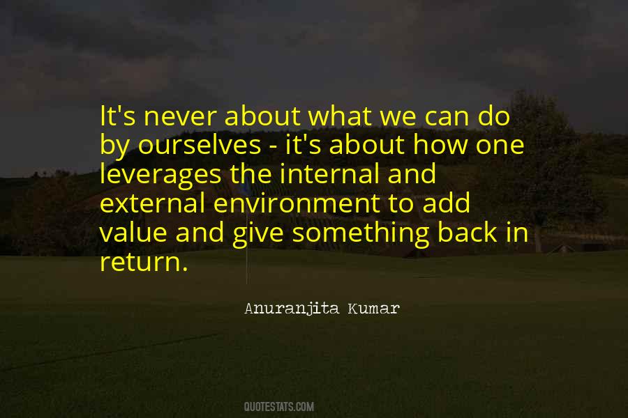 Quotes About External Environment #1841022