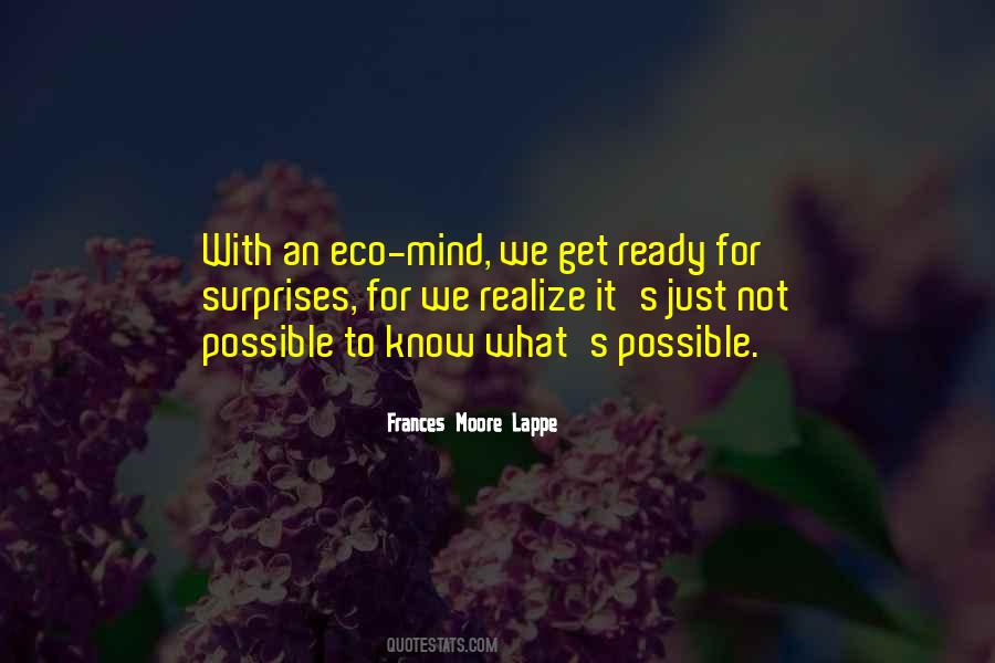Eco Mind Quotes #132744