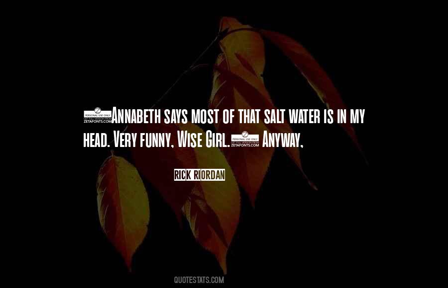 Water Salt Quotes #1011845