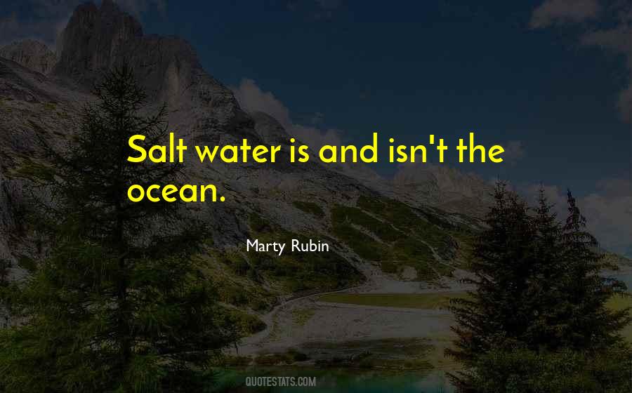 Water Salt Quotes #1038526
