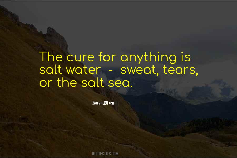 Water Salt Quotes #315940