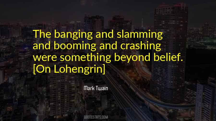 Quotes About Crashing #1717744