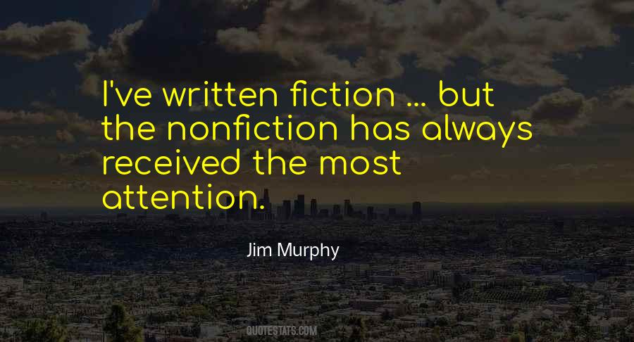 Quotes About Nonfiction #1281817