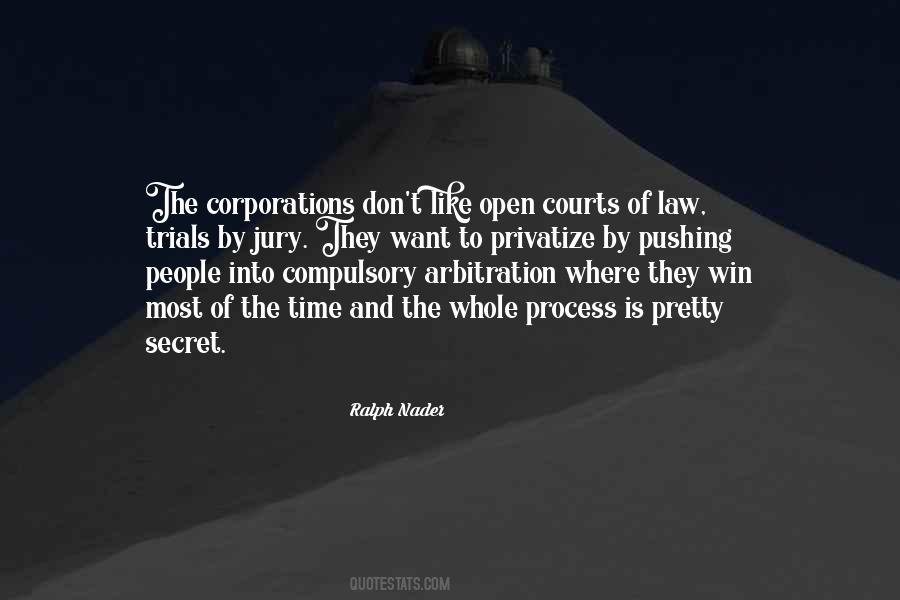 Quotes About Law Courts #1662571