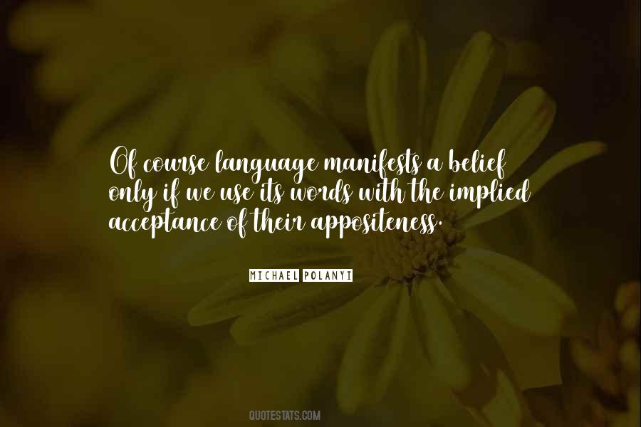 Quotes About The Use Of Language #102594