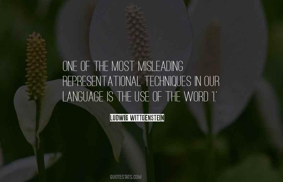 Quotes About The Use Of Language #46332