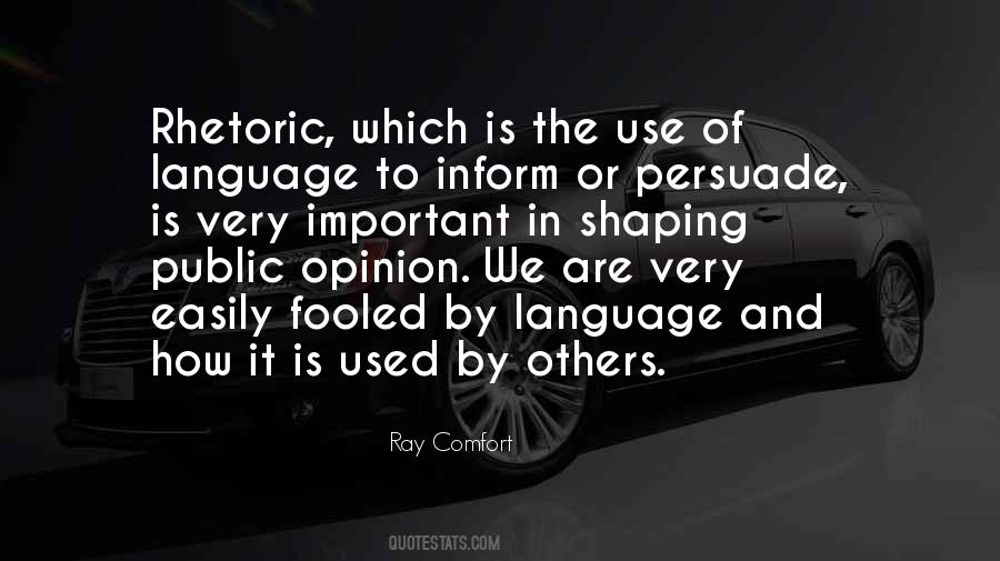 Quotes About The Use Of Language #702068