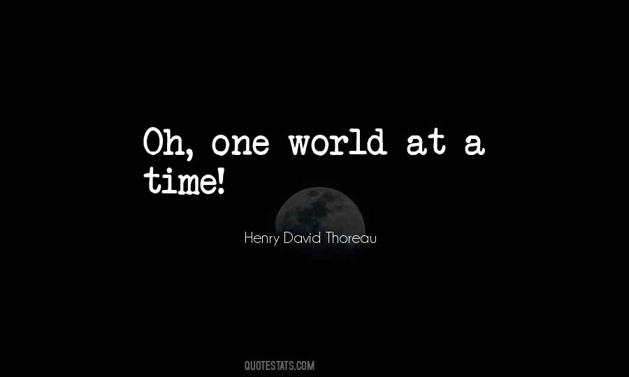 Quotes About One World #1534408